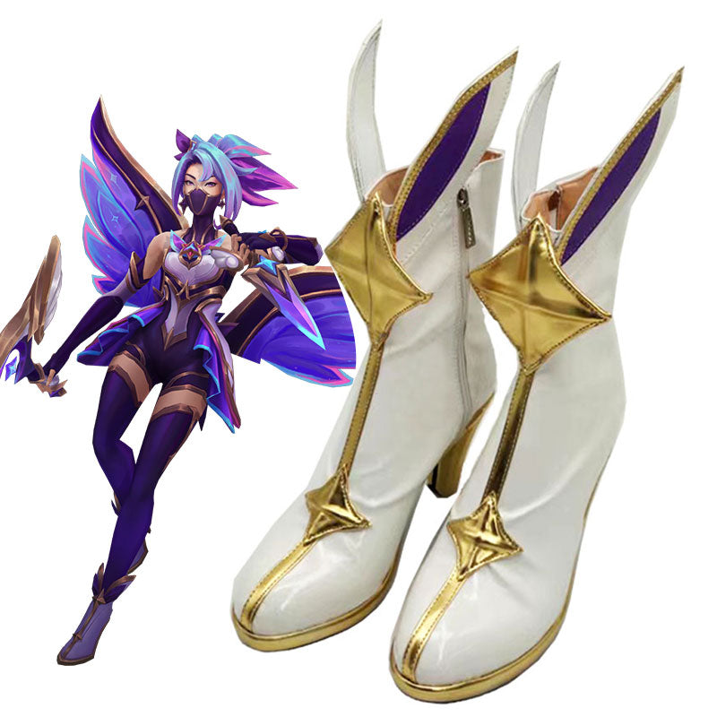 League of Legends LOL Star Guardian Akali Cosplay Shoes