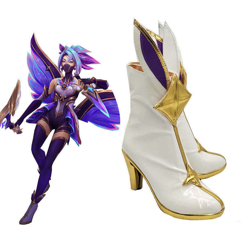 League of Legends LOL Star Guardian Akali Cosplay Shoes