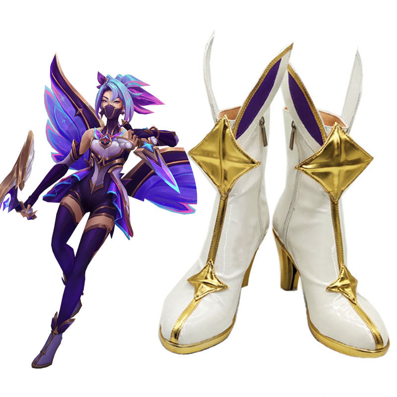 League of Legends LOL Star Guardian Akali Cosplay Shoes