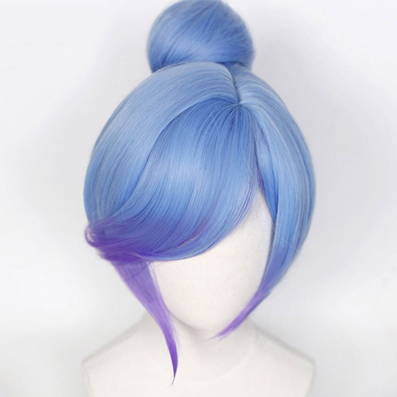 League of Legends LOL Star Guardian Orianna Blue Purple Cosplay Wig