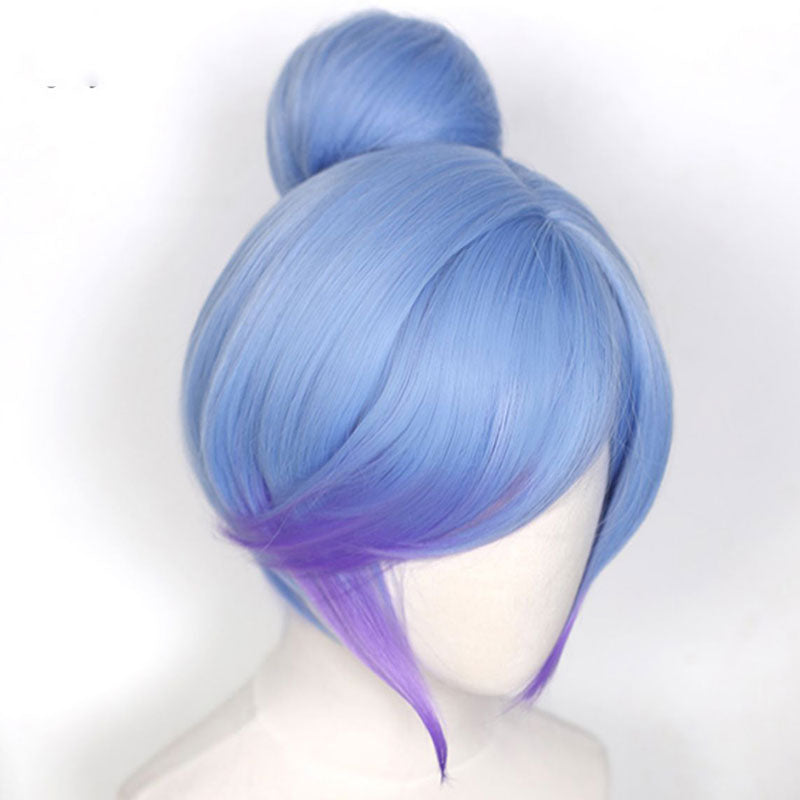 League of Legends LOL Star Guardian Orianna Blue Purple Cosplay Wig