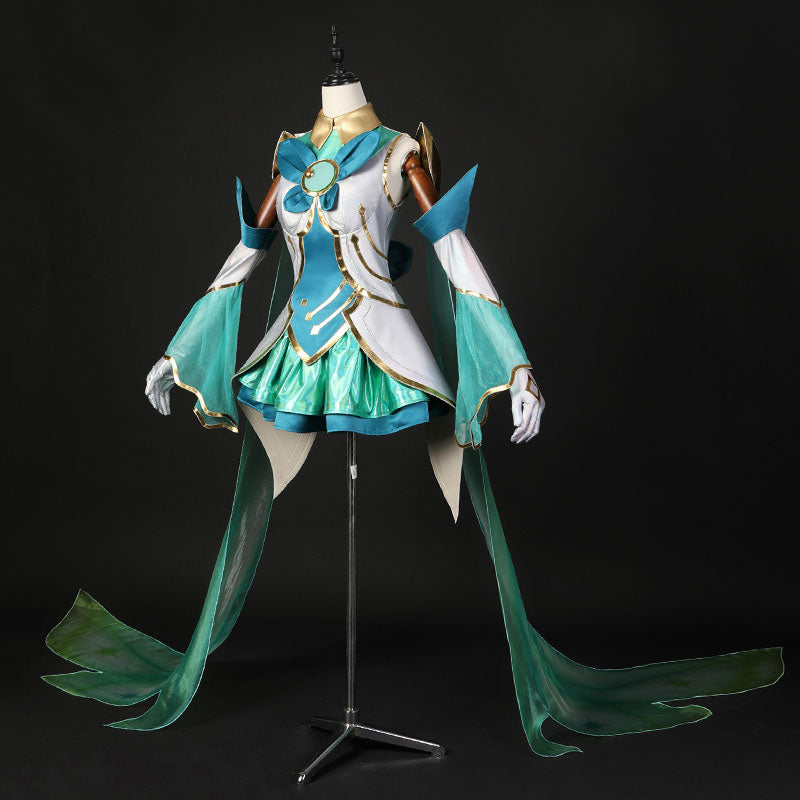 Leauge Of Legends LOL Star Guardian Sona Cosplay Costume Simple Version R