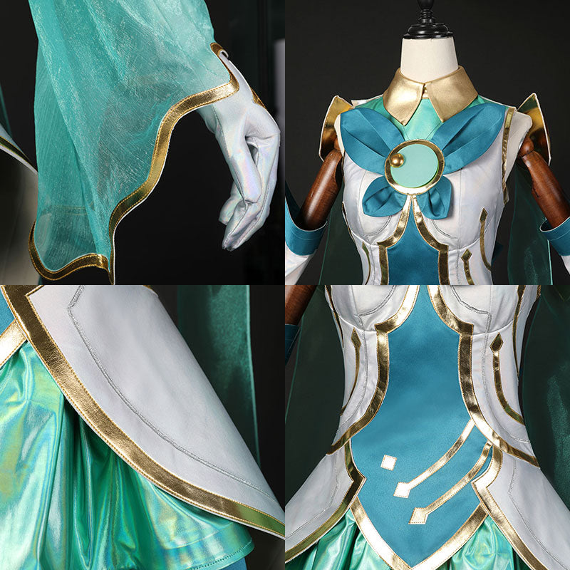 Leauge Of Legends LOL Star Guardian Sona Cosplay Costume Simple Version R