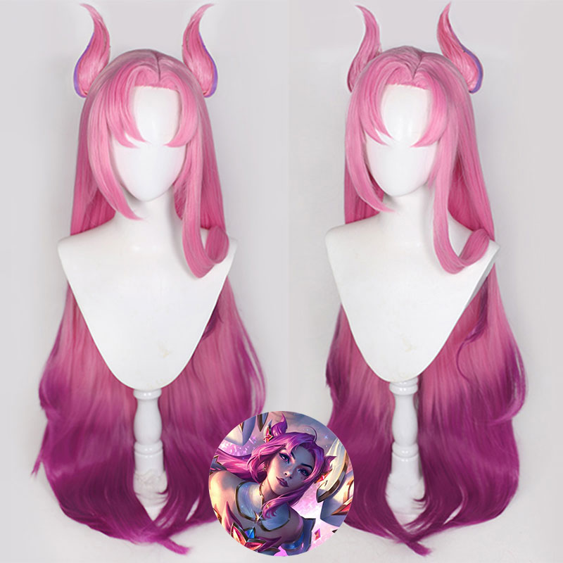 Leauge of Legends LOL Star Guardian Kai'Sa Kaisa Pink Cosplay Wig
