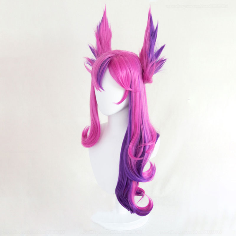 Leauge of Legends LOL Star Guardian Xayah Cosplay Wig