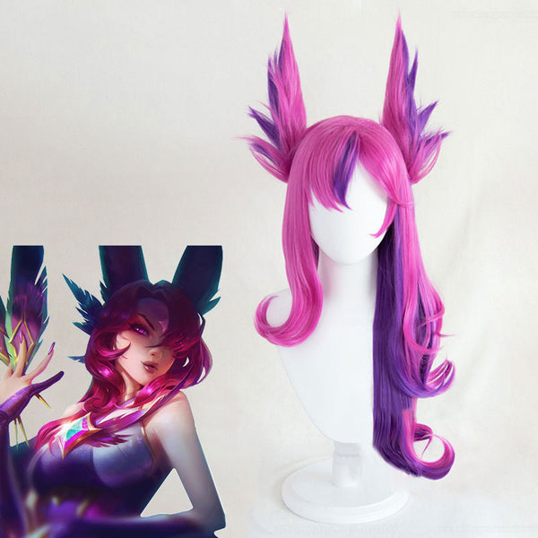 Leauge of Legends LOL Star Guardian Xayah Cosplay Wig