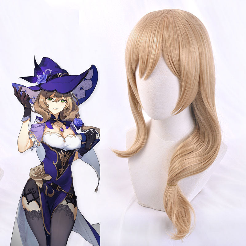 Lisa from Genshin Impact Halloween Golden Cosplay Wig - Winkcosplay