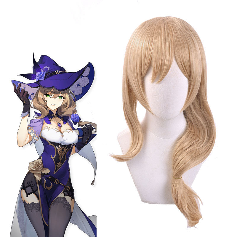 Lisa from Genshin Impact Halloween Golden Cosplay Wig - Winkcosplay