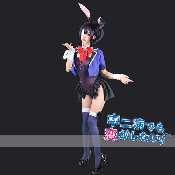 Love, Chunibyo & Other Delusions Chuunibyou demo Koi ga Shitai! Rikka Takanashi Bunny Girl Cosplay Costume