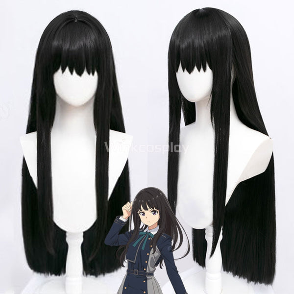 Lycoris Recoil Takina Inoue Black Cosplay Wig