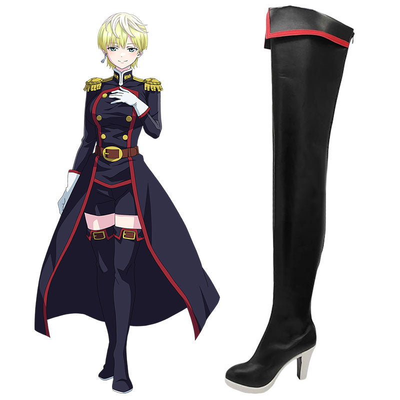 Mato Seihei no Slave Chained Soldier Tenka Izumo Shoes Cosplay Boots