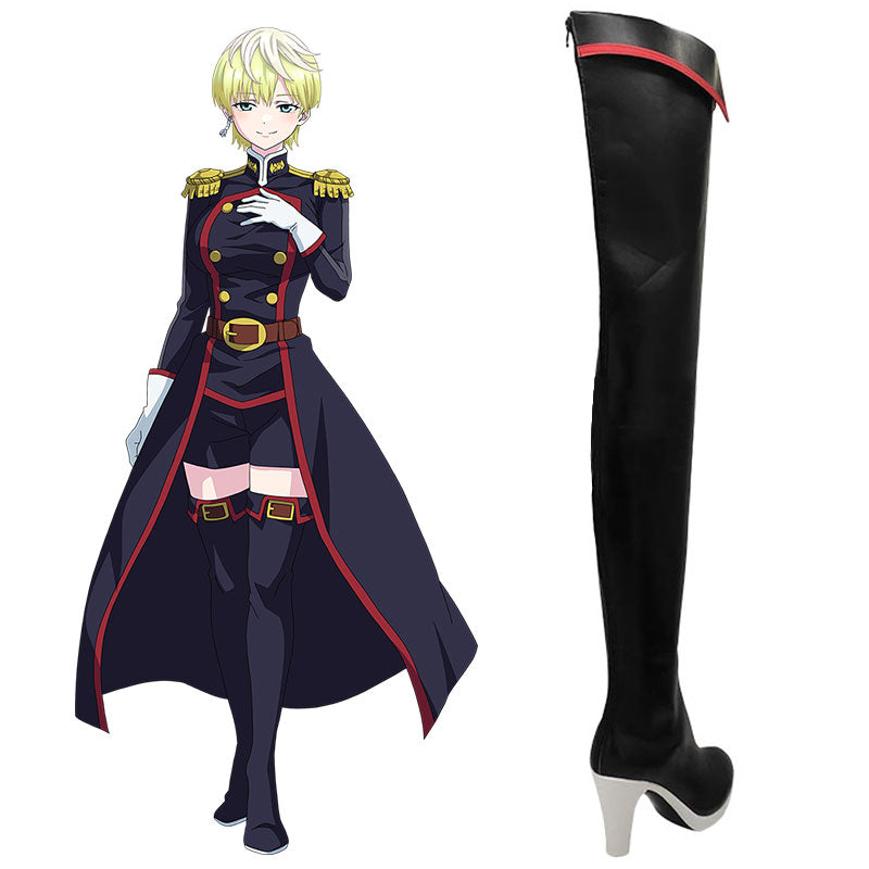 Mato Seihei no Slave Chained Soldier Tenka Izumo Shoes Cosplay Boots