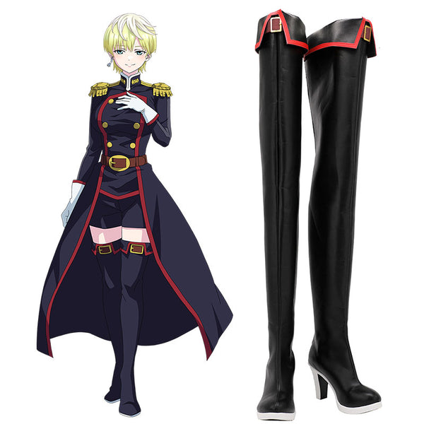 Mato Seihei no Slave Chained Soldier Tenka Izumo Shoes Cosplay Boots