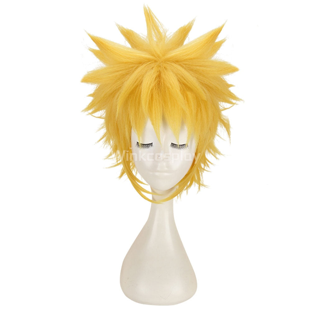 Minato Namikaze from Naruto Halloween Golden Cosplay Wig