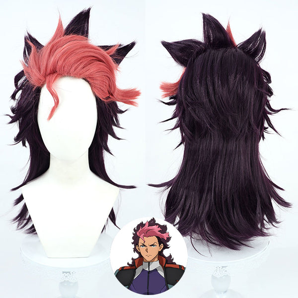 Mobile Suit Gundam the Witch from Mercury Guel Jeturk Cosplay Wig