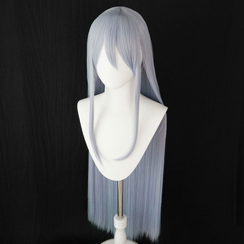 Muse Dash Nun Marija Gray Blue Cosplay Wig