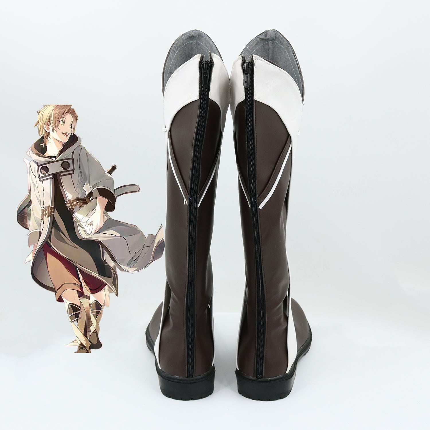 Mushoku Tensei: Jobless Reincarnation Season 2 Rudeus Greyrat Shoes Cosplay Boots