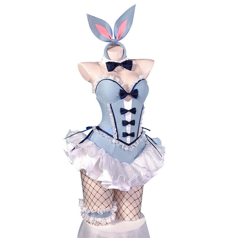 My Dress-Up Darling Sono Bisque Doll Wa Koi Wo Suru Kitagawa Marin Blue Bunny Girl Cosplay Costume