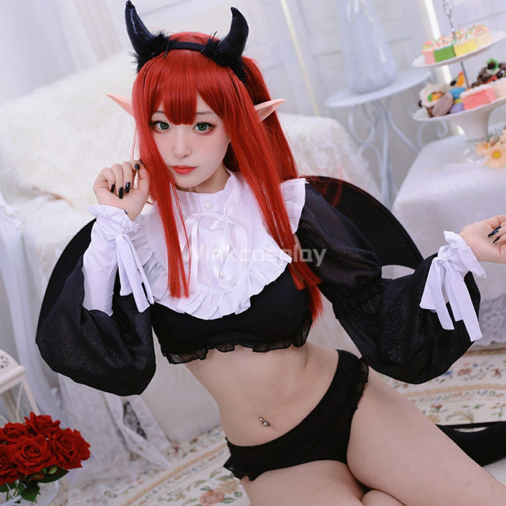 My Dress-Up Darling Kitagawa Marin Little Devil Halloween Cosplay Costume - Included Wing and Tail