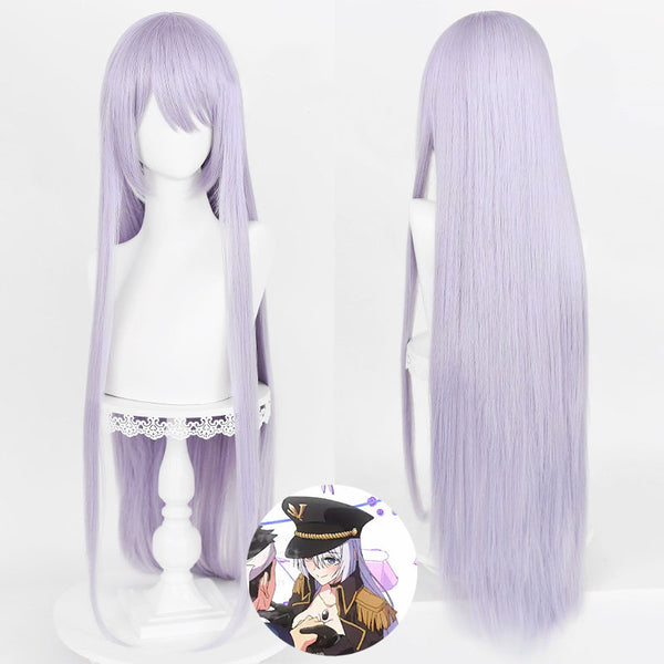 My Dress-Up Darling Sono Bisque Doll Wa Koi Wo Suru Marin Kitagawa Police Policewoman Light Purple Cosplay Wig