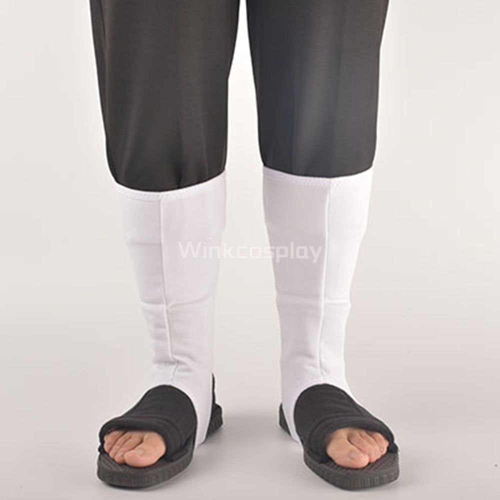 Naruto Akatsuki Halloween White Black Cosplay Shoes - Winkcosplay