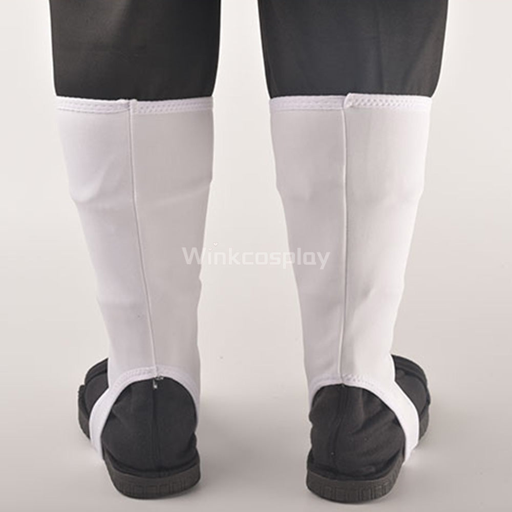 Naruto Akatsuki Halloween White Black Cosplay Shoes - Winkcosplay