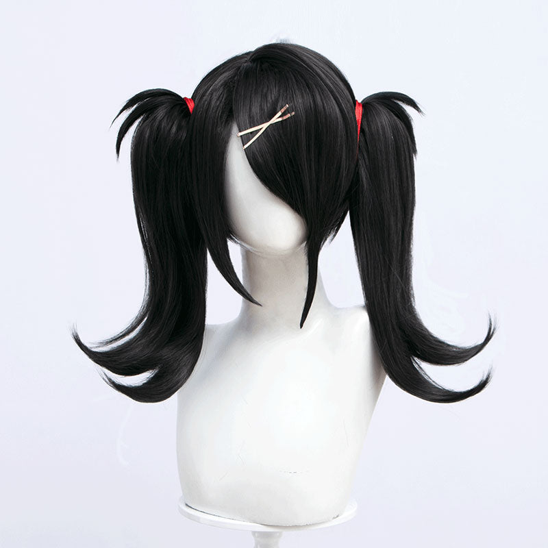 Needy Streamer Overload Ame-chan Black Cosplay Wig