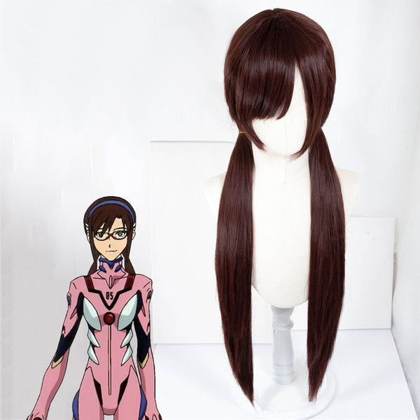 Neon Genesis Evangelion EVA Mari Makinami Illustrious Cosplay Wig