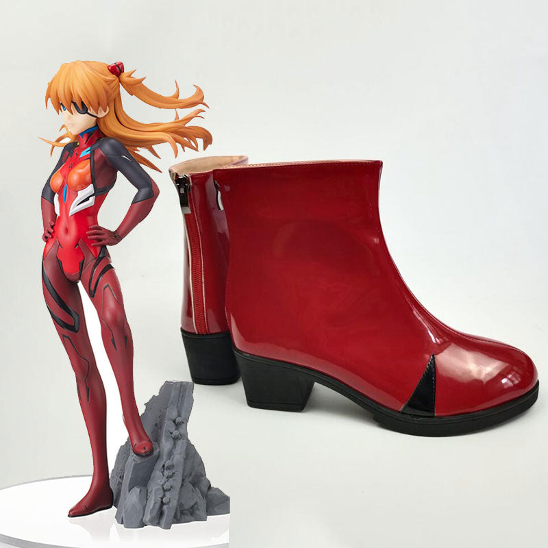 New Genesis Evangelion EVA Asuka Langley Sohryu Cosplay Shoes