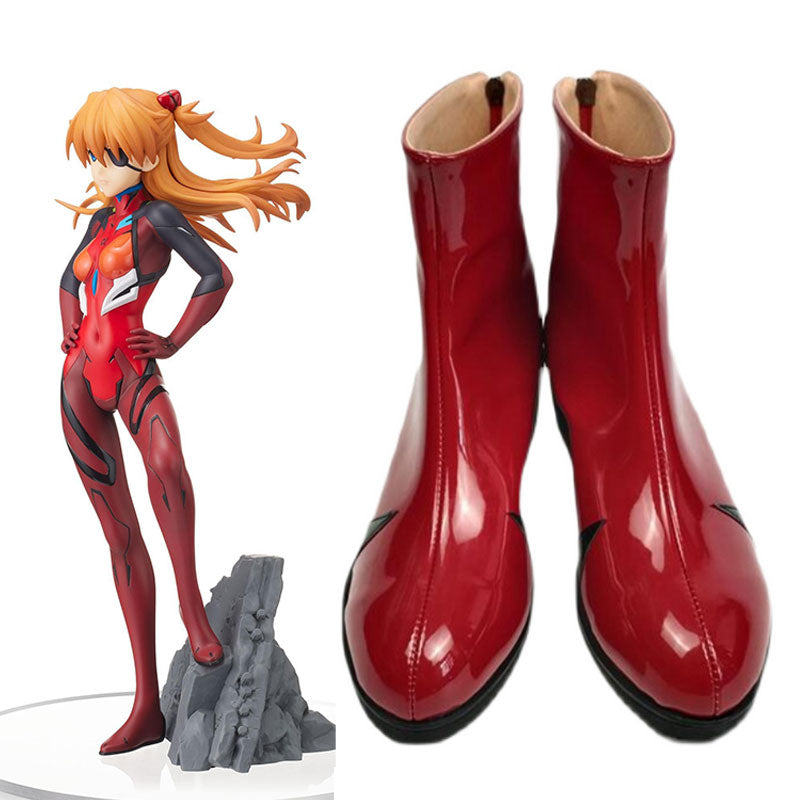 New Genesis Evangelion EVA Asuka Langley Sohryu Cosplay Shoes