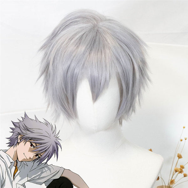 Neon Genesis Evangelion EVA Kaworu Nagisa Cosplay Wig