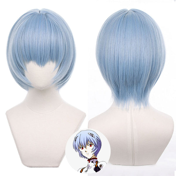 Neon Genesis Evangelion EVA Rei Ayanami Blue Cosplay Wig