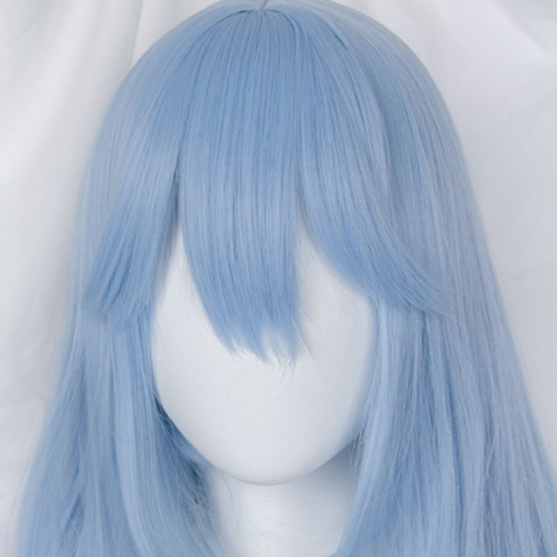 Neon Genesis Evangelion EVA Rei Ayanami Blue Long Wig Cosplay Wig