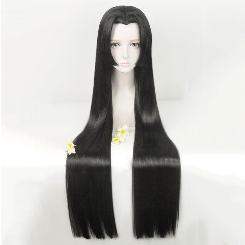 One Piece Boa Hancock Black Cosplay Wig