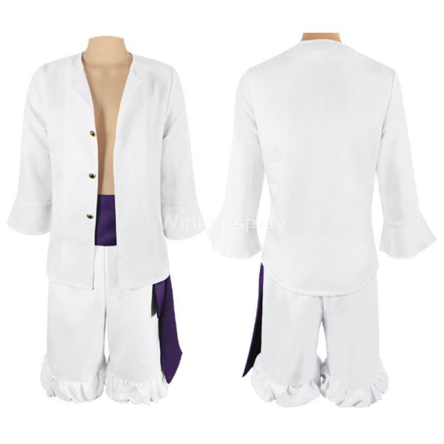 Anime White Cosplay Costume