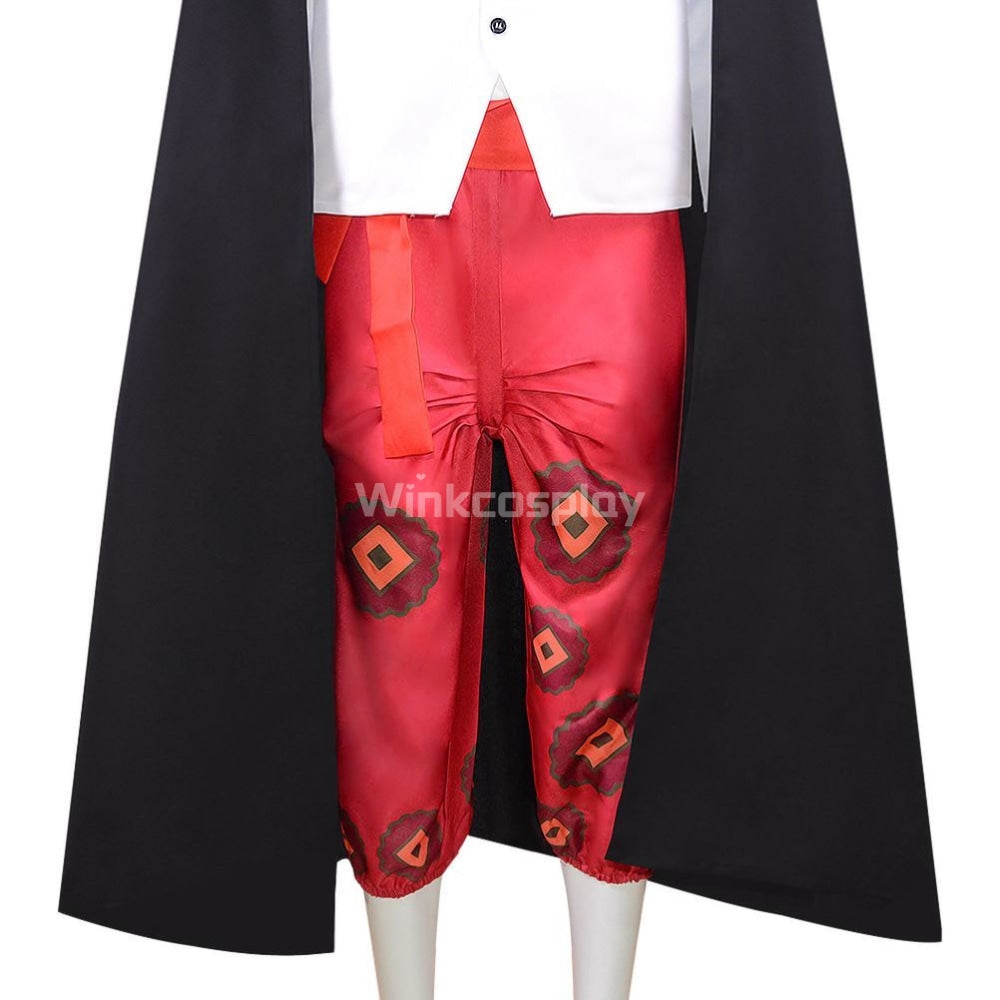 One Piece Film Red 2022 Movie Red-Haired Shanks Cosplay Costume