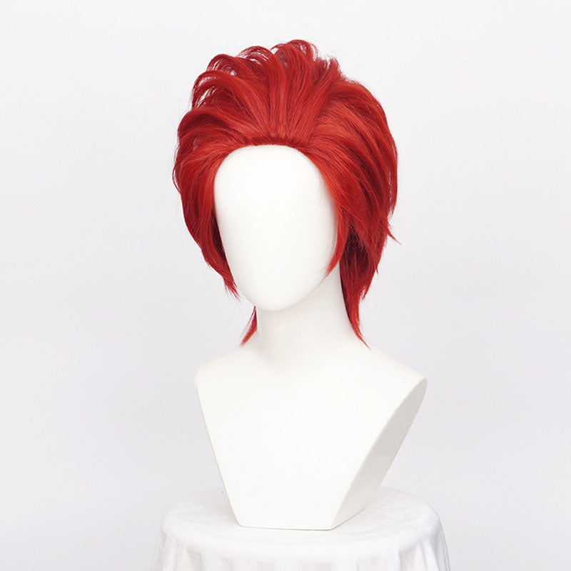 Anime Red Male Cosplay Wig