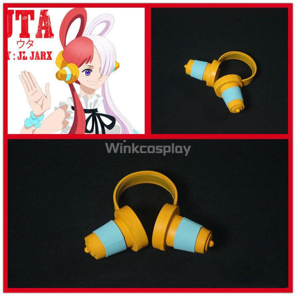 One Piece Film: Red Uta Headset Cosplay Accessory Prop