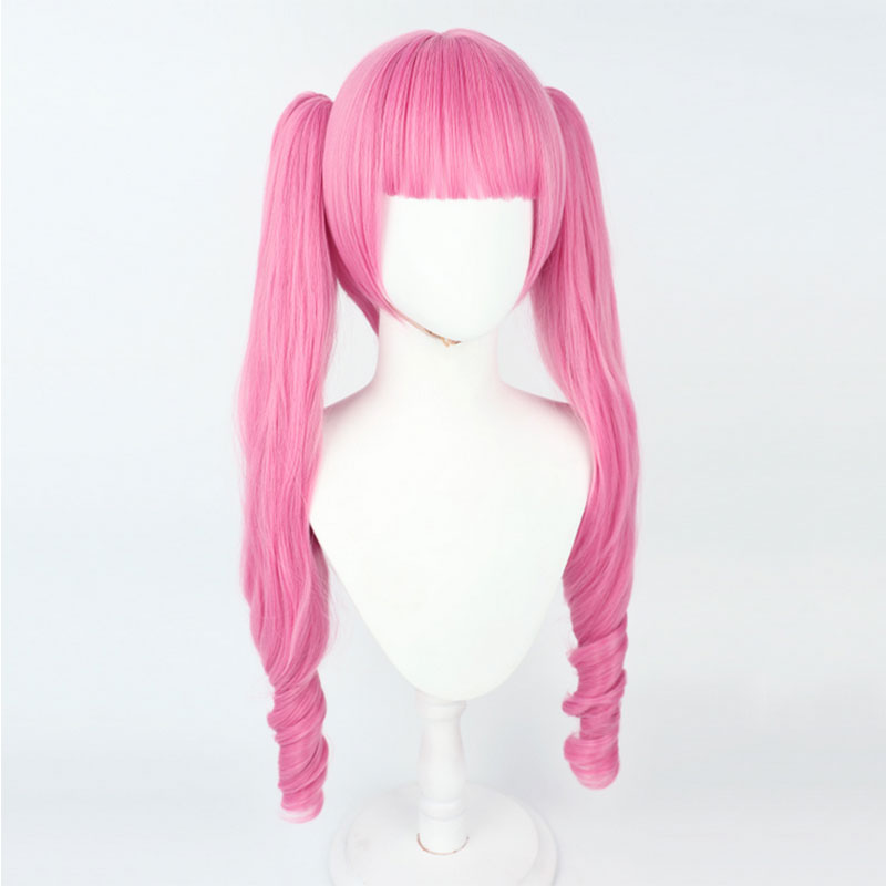 Anime Female A Edition Pink Cosplay Wig Long Wig