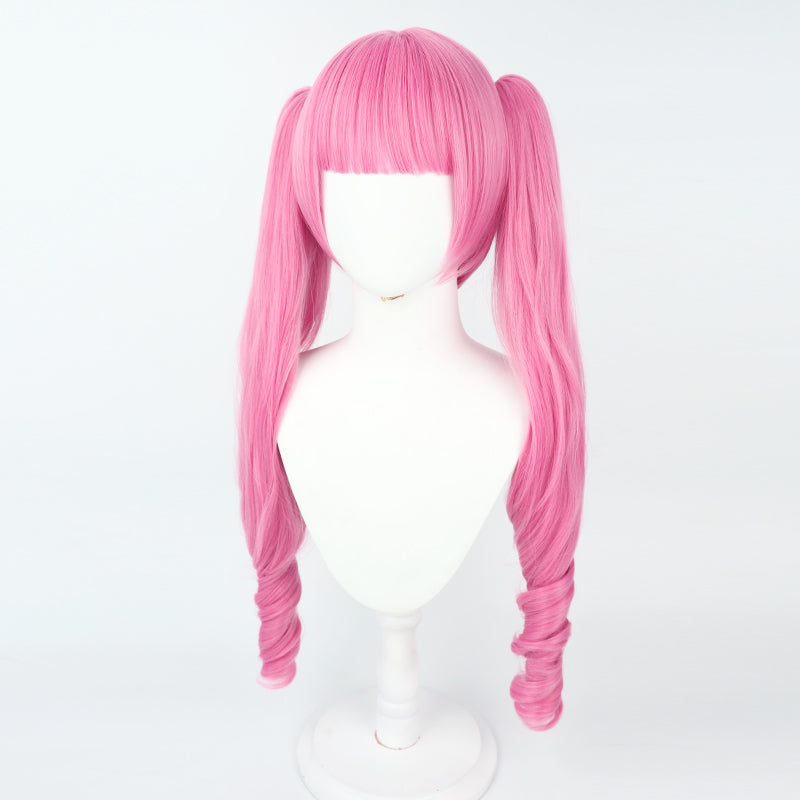 Anime Female A Edition Pink Cosplay Wig Long Wig