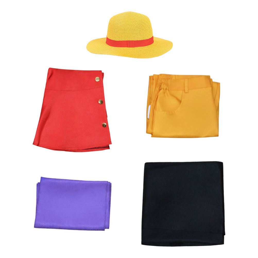 One Piece Onigashima Monkey D Luffy Cosplay Costume