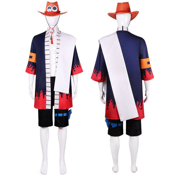 One Piece Portgas D. Ace Cosplay Costume