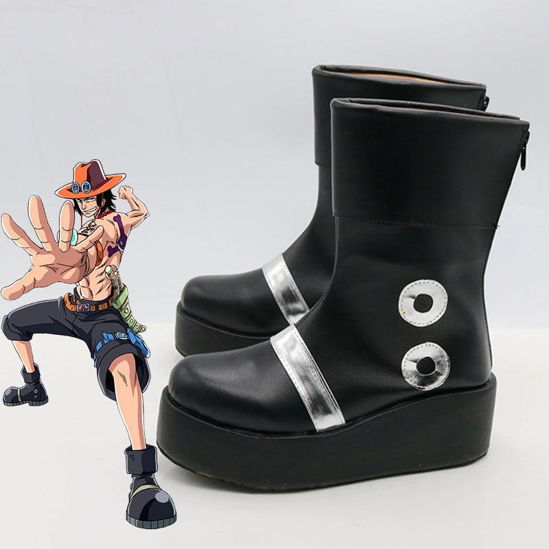 One Piece Portgas D. Ace Cosplay Shoes