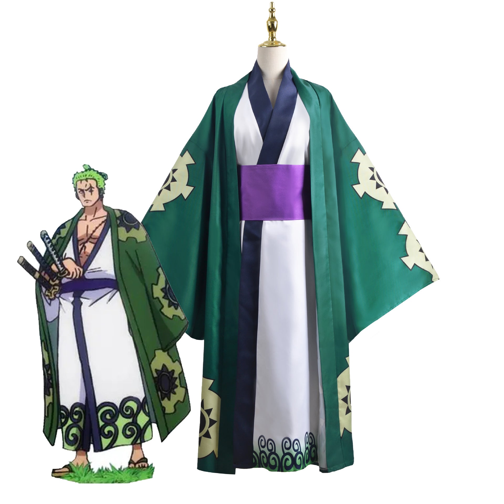 One Piece Roronoa Zoro Cosplay Costume