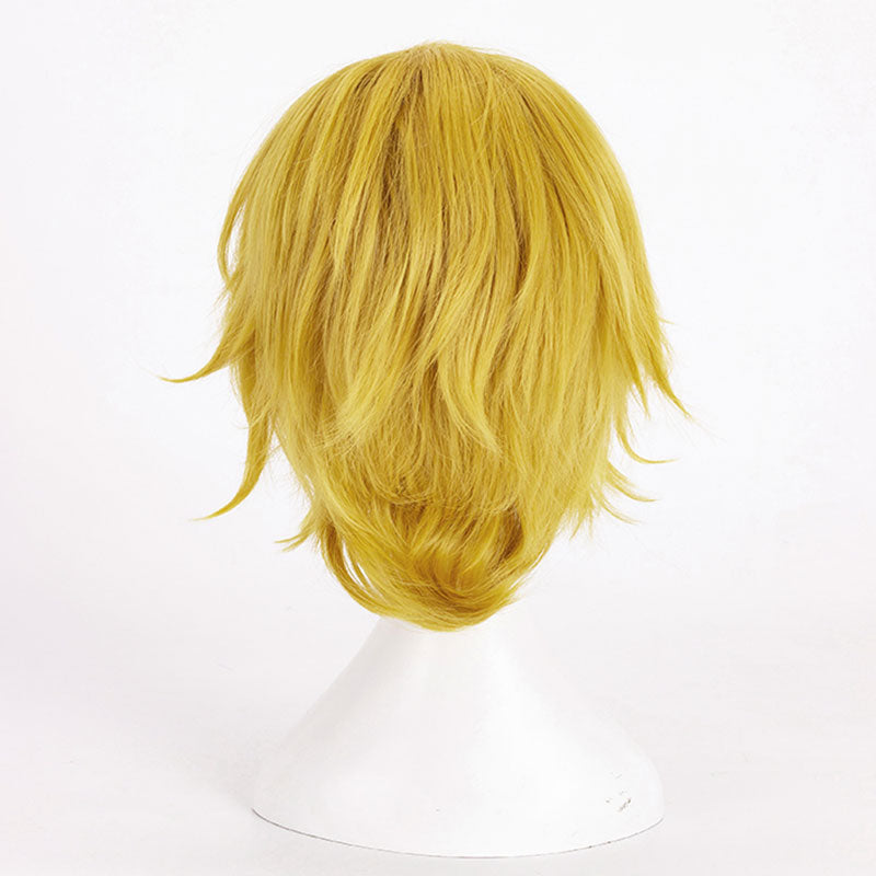 One Piece Sanji Golden Cosplay Wig Winkcosplay