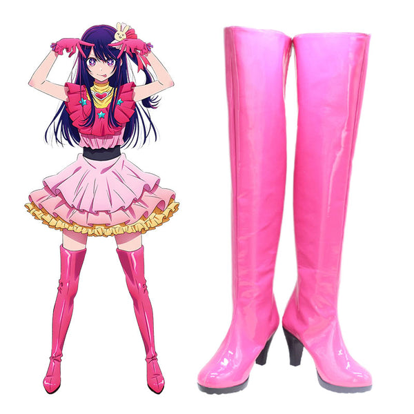 Oshi no Ko Favorite Girl My Idol's Child Ai Hoshino Shoes Cosplay Boots
