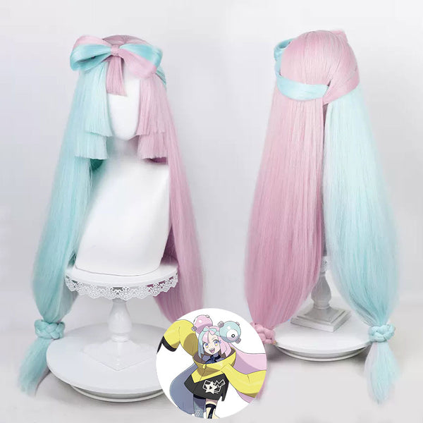 Pokemon Pokémon Scarlet and Violet Iono Cosplay Wig