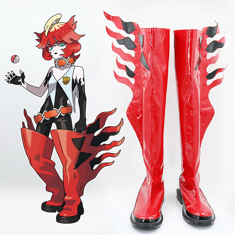 Pokemon Pokémon Scarlet and Violet Mela Shoes Cosplay Boots