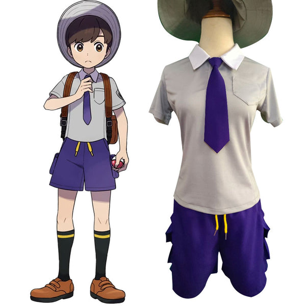 Pokemon Pokémon Violet Uva Academy Students The Player Protagonist Florian Juliana Cosplay Costume