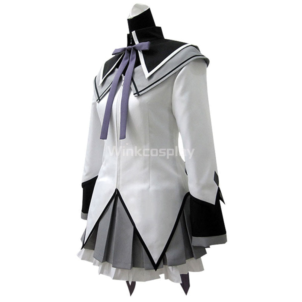 Puella Magi Madoka Magica Akemi Homura Cosplay Costume